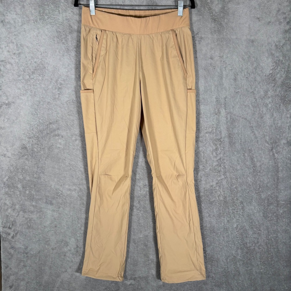Columbia Omni-Shield Hiking Pants Tan XK9584 Womens Medium Regular Stretch Cargo